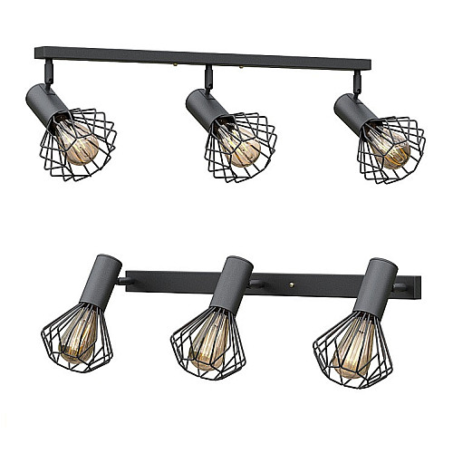 Светильник лофт MSK Electric Diadem настенно-потолочный NL 22151-3