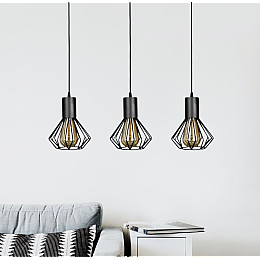 Светильник лофт MSK Electric Diadem подвесной на планке NL 2215-3