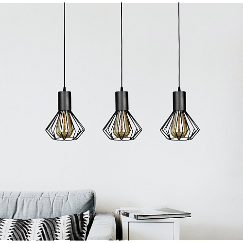 Светильник лофт MSK Electric Diadem подвесной на планке NL 2215-3