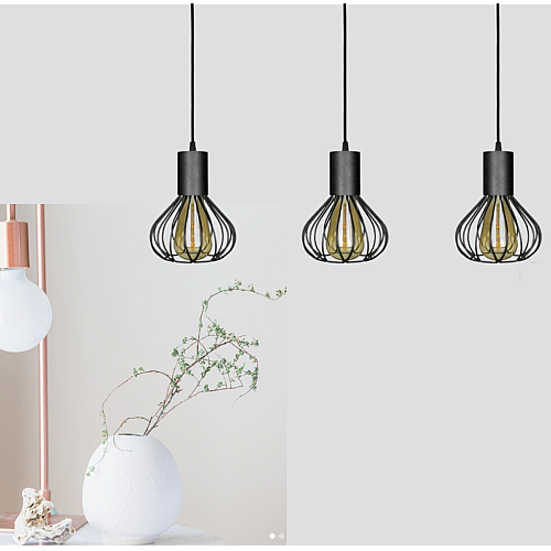 Светильник лофт подвесной на планке MSK Electric Lotus NL 1415-3