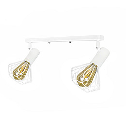 Светильник лофт MSK Electric Diadem настенно-потолочный NL 22151-2W белый