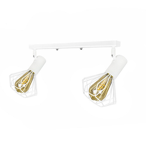 Светильник лофт MSK Electric Diadem настенно-потолочный NL 22151-2W белый