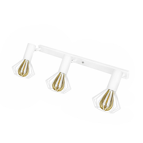 Светильник лофт MSK Electric Diadem настенно-потолочный NL 22151-3W белый