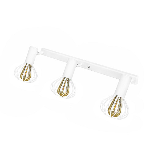 Светильник лофт настенно-потолочный MSK Electric Lotus NL 14151-3 WH