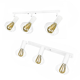 Светильник лофт настенно-потолочный MSK Electric Lotus NL 14151-3 WH