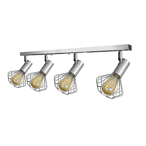 Светильник лофт MSK Electric Diadem настенно-потолочный NL 22151-4 CR хром