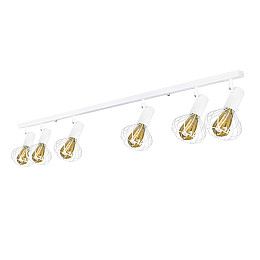 Светильник лофт MSK Electric Lotus потолочный NL 14151-6 WH