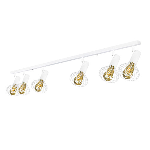Светильник лофт MSK Electric Lotus потолочный NL 14151-6 WH