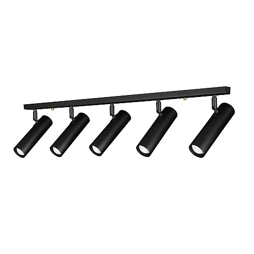 Светильник потолочный MSK Electric Telescope с повортными плафонами NL 22501-5 BK