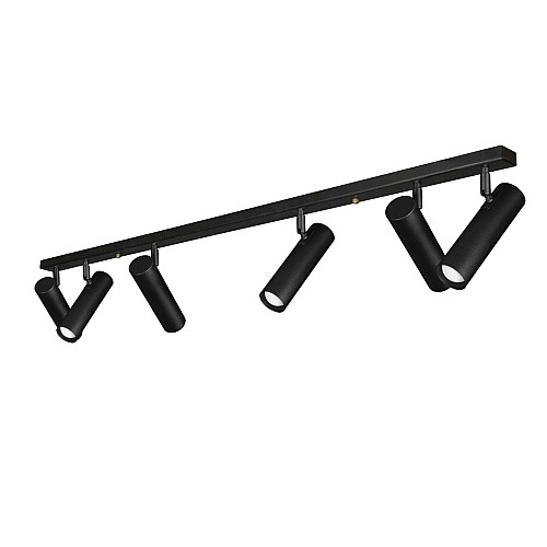 Светильник потолочный MSK Electric Telescope с повортными плафонами NL 22501-6 BK