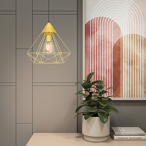 Светильник підвісний MSK Electric Crystal в стилі лофт MR 0541 GD