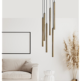 Светильник MSK Electric Beatrice подвесной на круглой основе NL 3045-6R BN