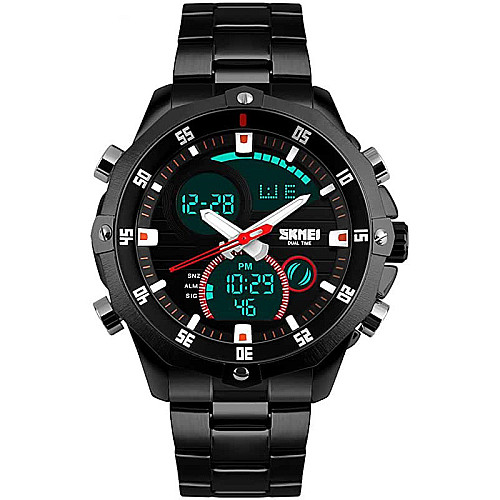 Часы наручные мужские Skmei 1146 Черный 1146BK (15894-hbr)