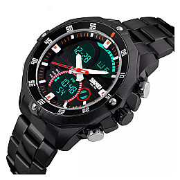 Часы наручные мужские Skmei 1146 Черный 1146BK (15894-hbr)