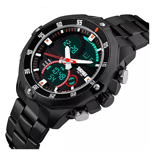 Часы наручные мужские Skmei 1146 Черный 1146BK (15894-hbr)