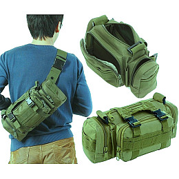 Тактична чоловіча сумка No Brand Molle Combat Sachet 18x30x8 см Хакі (1870530731)