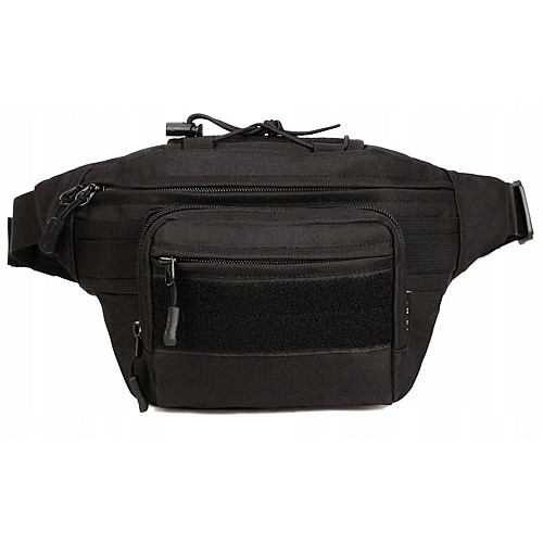 Тактична поясна сумка Edibazzar 17x12 см Чорний (1870554086)