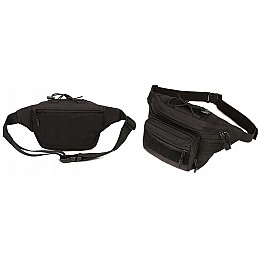 Тактична поясна сумка Edibazzar 17x12 см Чорний (1870554086)