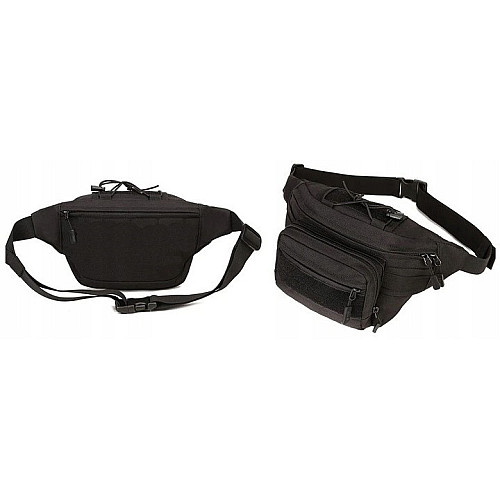 Тактична поясна сумка Edibazzar 17x12 см Чорний (1870554086)