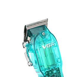 Машинка для стрижки волос VGR V-660 акумуляторна 5W Green