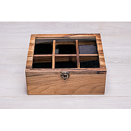 Шкатулка з подушечками для годинників ecoWalnut 8.2х20.8х18 см