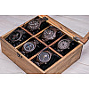 Шкатулка з подушечками для годинників ecoWalnut 8.2х20.8х18 см
