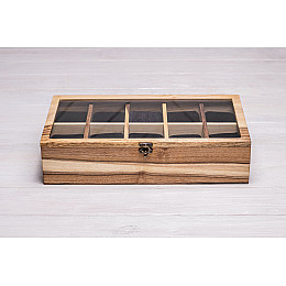 Шкатулка для зберігання наручних годинників ecoWalnut 8.2х34.2х18 см