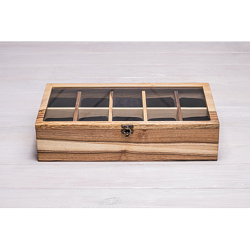Шкатулка для зберігання наручних годинників ecoWalnut 8.2х34.2х18 см