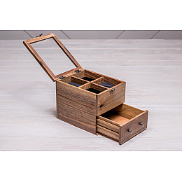 Органайзер для хранения наручных часов ecoWalnut 14.9х18х14.1 см
