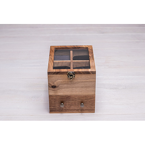 Органайзер для хранения наручных часов ecoWalnut 14.9х18х14.1 см