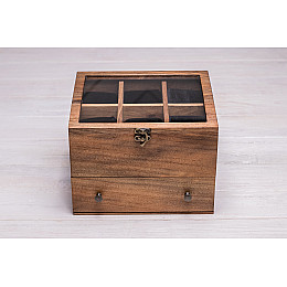 Бокс для зберігання наручних годинників ecoWalnut 14.9х20.8х18 см