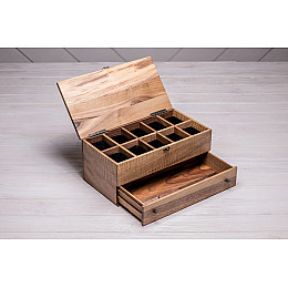 Шкатулка для зберігання наручних годинників ecoWalnut 14.9х34.2х18 см