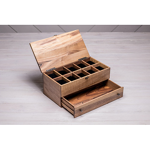 Шкатулка для зберігання наручних годинників ecoWalnut 14.9х34.2х18 см
