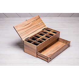 Органайзер на стіл для наручних годинників з нішею ecoWalnut 14.9х40.9х18 см