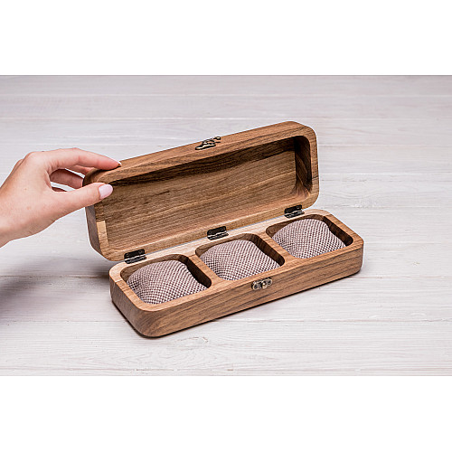 Дизайнерская подставка для наручных часов ecoWalnut 7х26.5х9.5 см