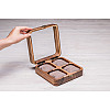 Коробочка для хранения наручных часов ecoWalnut 7х18х18 см