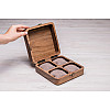 Дизайнерская коробочка для наручных часов ecoWalnut 7х18х18 см