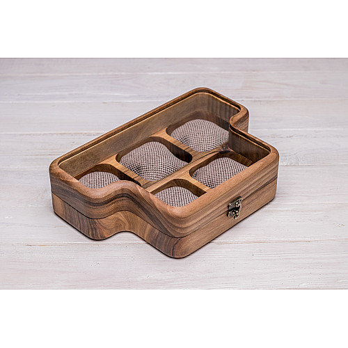 Органайзер для хранения наручных часов ecoWalnut 7х26.5х18 см