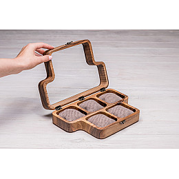 Органайзер для хранения наручных часов ecoWalnut 7х26.5х18 см