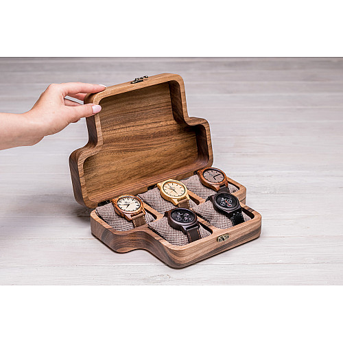 Коробочка для наручных часов ecoWalnut 7х26.5х18 см