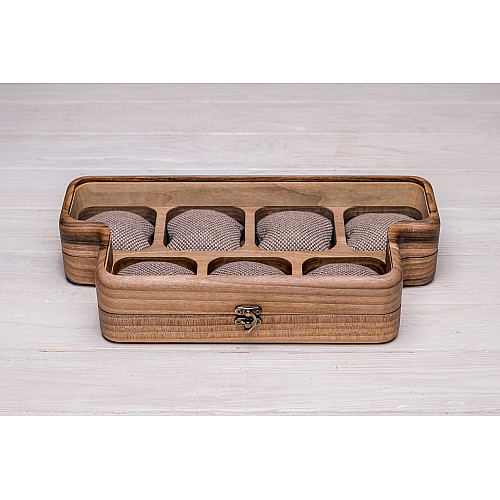 Бокс для зберігання наручних годинників ecoWalnut 7х35х18 см