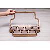 Бокс для зберігання наручних годинників ecoWalnut 7х35х18 см