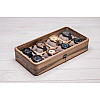 Органайзер на 8 осередків для зберігання наручних годинників ecoWalnut 7х35х18 см