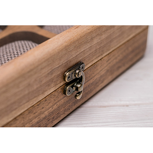 Органайзер на 9 секцій для наручних годинників ecoWalnut 7х26.5х26.5 см