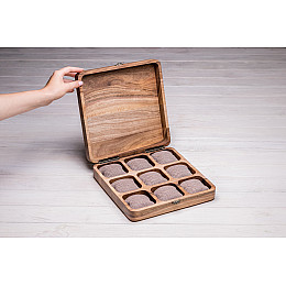 Органайзер для хранения часов ecoWalnut 7х26.5х26.5 см