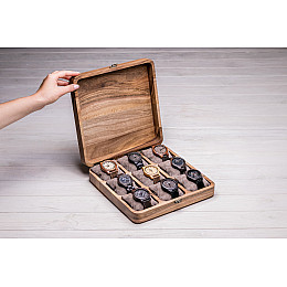 Органайзер для хранения часов ecoWalnut 7х26.5х26.5 см