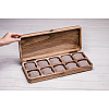 Бокс з горіхового дерева для зберігання наручних годинників ecoWalnut 7х43.5х18 см