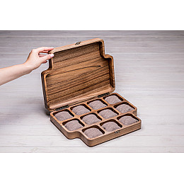 Бокс для зберігання наручних годинників ecoWalnut 7х35х26.5 см