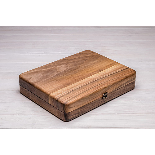 Деревянный органайзер на 12 секций для наручных часов ecoWalnut 7х35х26.5 см