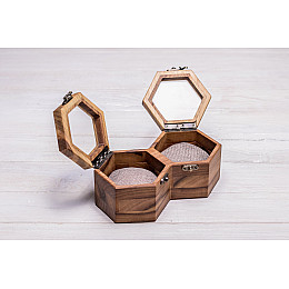 Коробочка-органайзер для хранения наручных часов ecoWalnut 7.8х18.8х10.9 см